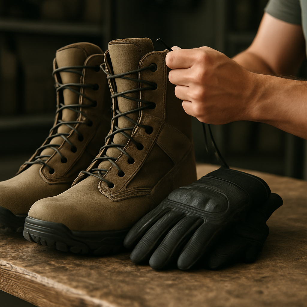 IRSC: Schutzhandschuhe und Stiefel für Sicherheits- und Militäreinsätze